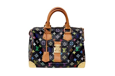 Lot 668 - Louis Vuitton x Murakami Black Multicolor Speedy 30