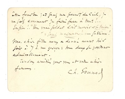 Lot 478 - Gounod (Charles)
