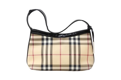 Lot 472 - Burberry Black Nova Check Mini Pochette