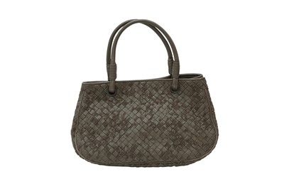 Lot 368 - Bottega Veneta Grey Intrecciato Open Shopping Tote