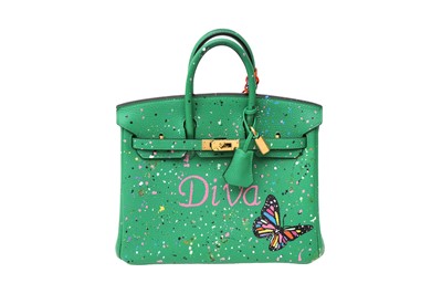 Lot 396 - Hermes Bambou Togo Birkin 25