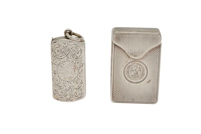 Lot 72 - A VICTORIAN STERLING SILVER VESTA CASE, LONDON 1884 BY SAMPSON MORDAN