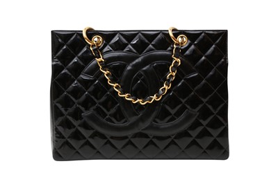 Lot 663 - Chanel Black GST Grand Shopping Tote