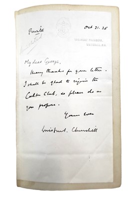 Lot 41 - Churchill. My Early LIfe. first ed. with Als. tipped-in.