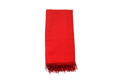 Lot 286 - Valentino Red Cashmere  'L' amour' Throw