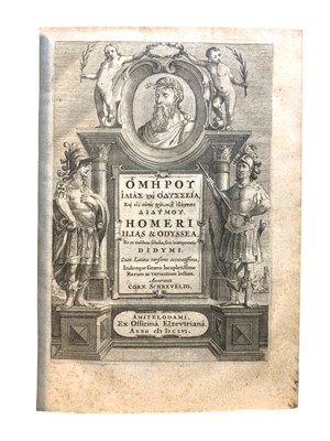 Lot 15 - Homer. 2 vol., Amsterdam: Elzevir, 1656.