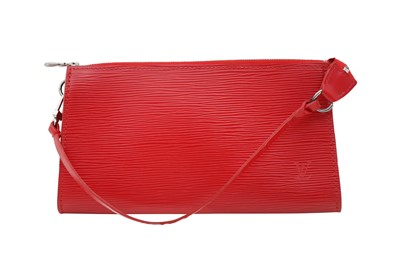 Lot 265 - Louis Vuitton Red Epi Pochette Accessoires