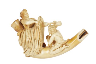 Lot 229 - EROTIC MEERSCHAUM PIPE