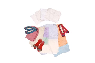 Lot 402 - A GROUP OF BURMESE GARMENTS AND SHOES