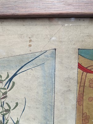 Lot 2 - A CHINESE TRIPLE ANCESTRAL PORTRAIT