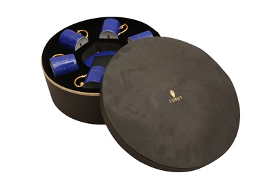 Lot 413 - A LIMOGES 'LAPIS L'OBJECT' COFFEE SET