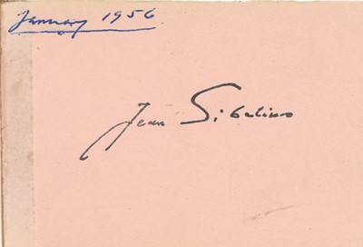 Lot 296 - Music Interest.- Incl. Sibelius