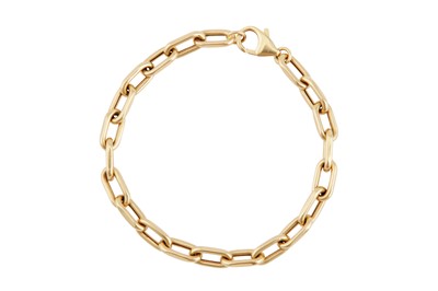 Lot 22 - A FANCY-LINK BRACELET
