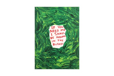 Lot 365 - DAVID SHRIGLEY OBE (BRITISH B.1968)