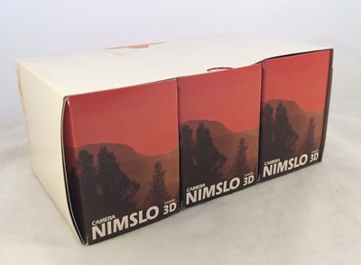 Lot 68 - A "Trade Pack" of 3 NOS Nimslo Lenticular Cameras.