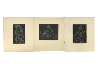 Lot 305 - EROTIC ETCHINGS.- ILYA GROKOFF