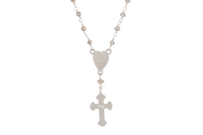 Lot 21 - A DIAMOND ROSARY, BY ME & RO