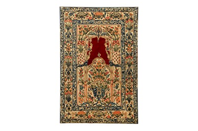 Lot 519 - A LARGE WOOLEN APPLIQUE HANGING