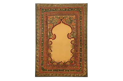 Lot 520 - A LARGE WOOLEN APPLIQUE HANGING