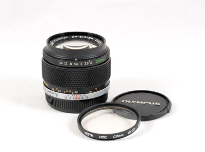 Lot 241 - A Fast Olympus OM Auto-W 28mm f2 Lens.