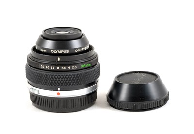 Lot 245 - A Scarce Olympus OM Auto-Macro 38mm f2.8 Lens.