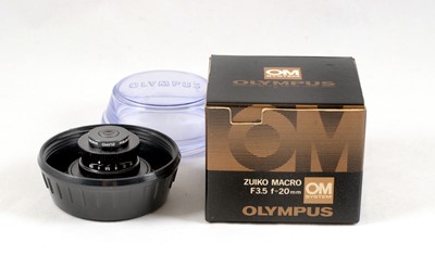 Lot 269 - An Olympus 20mm f3.5 Macro lens