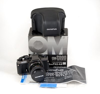 Lot 87 - An Uncommon Olympus OM2000 Spot Metering Camera Set.