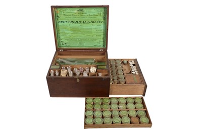 Lot 48 - Ede's Chemical Cabinet Amateur Laboratory Set, 1837