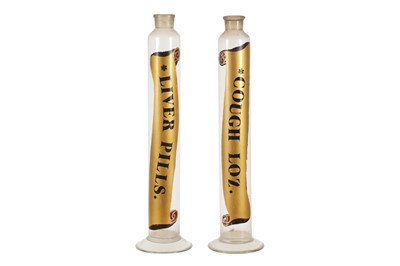 Lot 50 - Giant Antique Chemist Pharmacy Alchemy Drug Store Jars