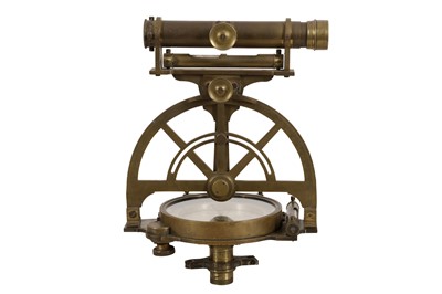 Lot 156 - A Troughton & Simms Brass Transit Theodolite, English, Circa 1830s