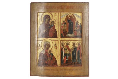 Lot 388 - RUSSIAN ICON MID-18TH CENTURY