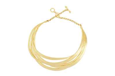 Lot 9 - A COSTUME JEWELLERY NECKLACE