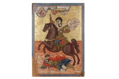 Lot 389 - BULGARIAN ICON MID-18TH CENTURY
