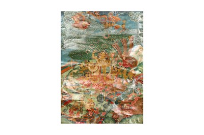 Lot 369 - A TIBETAN TSON-TANG THANGKA
