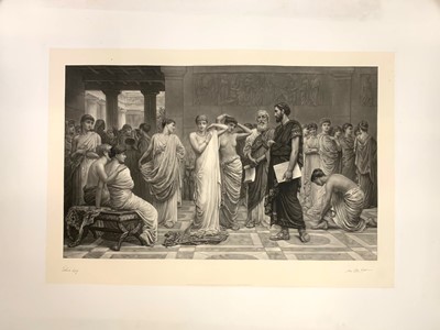 Lot 220 - EDWIN LONG, R.A & J. COTHER WEBB (ENGRAVER)