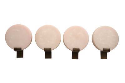 Lot 436 - A SET OF FOUR CONTEMPORARY NORTH AMERICAN WALL LIGHTS