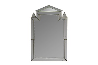 Lot 415 - A LARGE 20TH CENTURY VENETIAN STYLE OVERMANTLE MIRROR