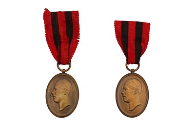 Lot 356 - ALBANIAN 1914 BRONZE WIED ACCESSION MEDALS
