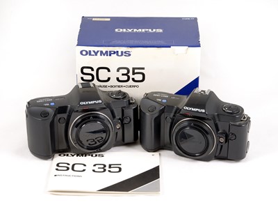 Lot 79 - A Pair of Olympus SC35 Scientific or Microscope Cameras.