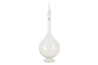 Lot 51 - An Antique Hand Blown Carboy Glass Jar