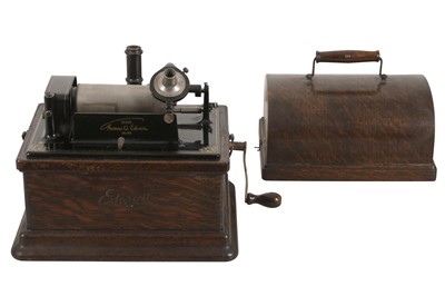 Lot 19 - A Model A  Edison Combination Type Fireside Phonograph, American, Circa 1905