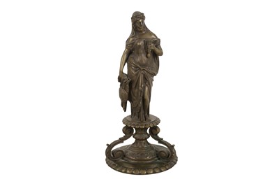 Lot 42 - A Ever-Burning Gas-Jet Cigar Lighter in the Form of a Goddess