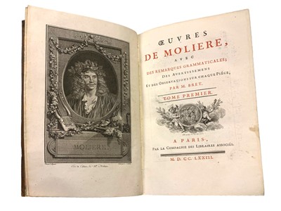Lot 9 - Molière (Jean-Baptiste Poquelin) Ouvres