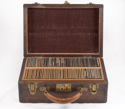 Lot 65 - A Case of Magic Lantern Slides, Many Hand-Coloured of Japan, Plus Others.