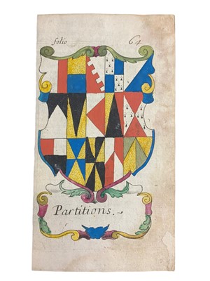 Lot 45 - Heraldry.- [Blome (Richard)]