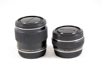 Lot 279 - Olympus OM 2x-A & 1.4x-A Teleconverters.
