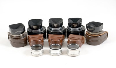 Lot 226 - Group of Rolleiflex B1  Lens Hoods & Close-Up Lenses.