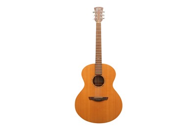 Lot 489 - A FAITH 'NAKED NEPTUNE' BABY JUMBO SIZED ACOUSTIC GUITAR