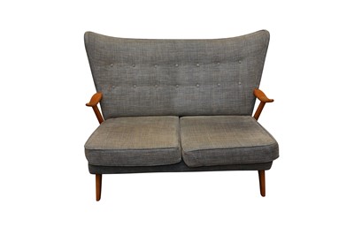 Lot 371 - A MID CENTURY WINGBACK SOFA