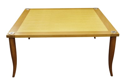 Lot 431 - A MATTHEW HILTON CHERRYWOOD COFFEE TABLE